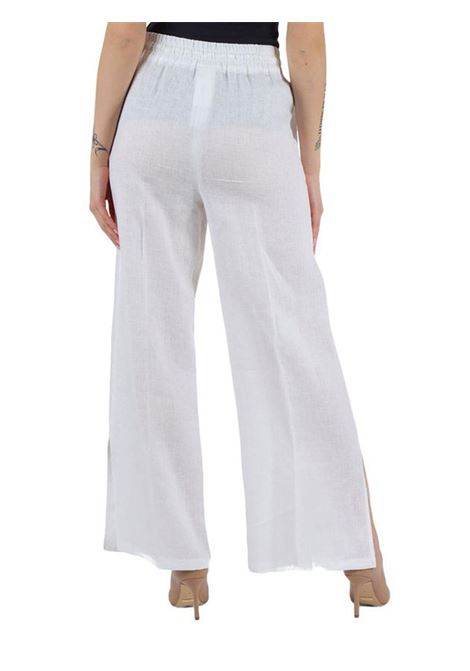 pantalone lungo in tela di puro lino lavata Emme Marella | DANCE006